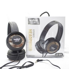 LELISU Wire Headphone With 3.5mm Connector Deep Bass And High Quality Clear Sound On-ear (BROWN) (FRH) (ONE SIZE)