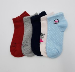 BAROTTI Girls LIA Socks 1 X5 Pack (RANDOM COLOR) (7 to 11 YEARS)