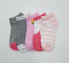BAROTTI Girls LIA Socks 1 X5 Pack (RANDOM COLOR) (7 to 9 YEARS)