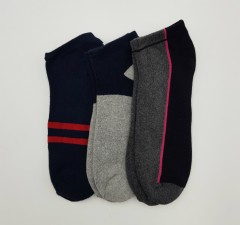 BAROTTI Mens Full TERRY LIA Socks 3 Pack (RANDOM COLOR) (FREE SIZE)
