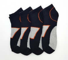 BAROTTI Mens Socks 4 Pcs Pack (LIGHT GRAY - BLACK) (FREE SIZE)