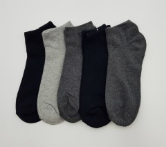 BAROTTI Mens Low Ankle  Socks 5 Pack (RANDOM COLOR) (FREE SIZE)