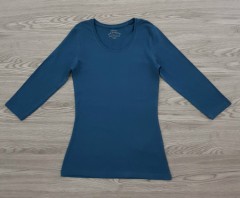 JANINA Ladies Long Sleeved Shirt (BLUE) (34 to  48)