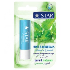 STAR Moisturizing Lip Balm Mint and Minerals 4.5g (mos)