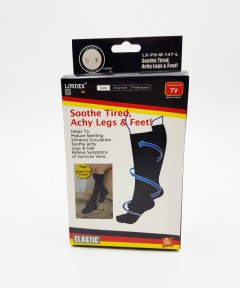LORDEX FITNESS Soothe Tired Achy  Legs & Feed (BLACK) (LX - PH - M - 147- L)