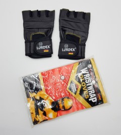 LORDEX Wristwarp Gloves (BLACK) (ART NO. 007744)