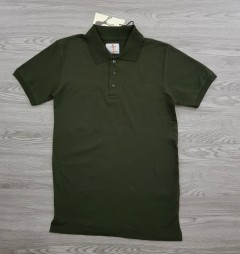 STAY TRUE Mens Polo Shirt (DARK GREEN) (S - M - L - XL - XXL)