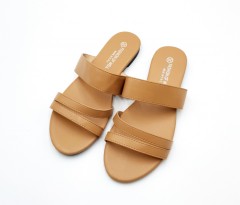 FASHION OF WELL Ladies Sandals Shoes (LIGHT BROWN) (36 to 41)