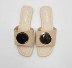 SHAN SHUI Ladies Sandals Shoes (CREAM) (36 to 41)