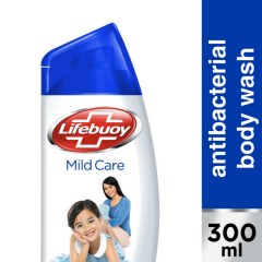 LIFEBUOY Antibacterial Body Wash Mild Care 300ml (Exp: 14.07.2023) (MOS) (CARGO)