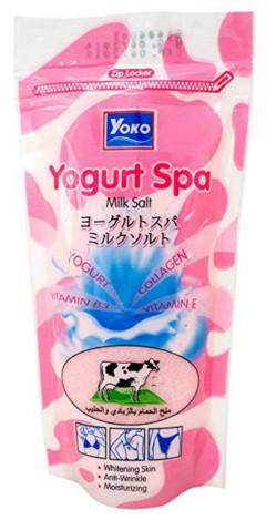 Yoko Yogurt Spa Milk Salt(pink) (300g) (MA) (CARGO)
