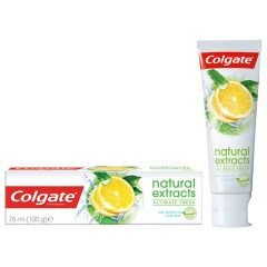 COLGATE Natural Extracts Ultimate Fresh with Lemon and Aloe Vera Toothpaste 75ml (Exp: 06.2023) (MOS)