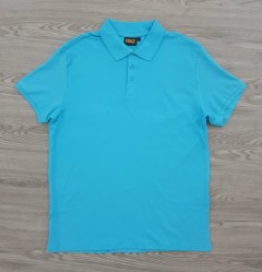 FORCE Mens Polo Shirt (LIGHT BLUE) (S - M - L - XL)