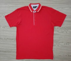 JRC Mens Polo Shirt (RED) (M - L - XL - XXL - 3XL)