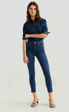 MANGO Ladies Jeans (BLUE) (32 to 44)