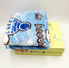 CUTE BABY Baby Blanket (BLUE) (100 / 125 CM)