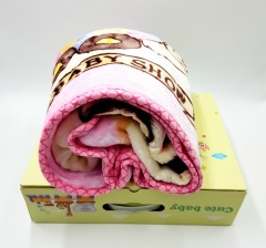 CUTE BABY Baby Blanket (PINK) (100 / 125 CM)