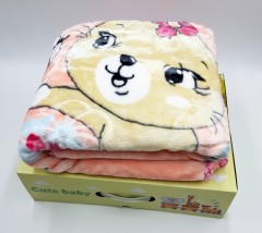 CUTE BABY Baby Blanket  (YELLOW) (100 / 125 CM)