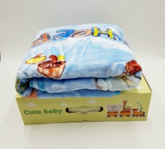 CUTE BABY Baby Blanket (BLUE) (100 / 125 CM)
