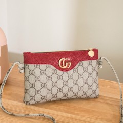 Ladies Hand_bags (GRAY - RED) (Os) (ARC)