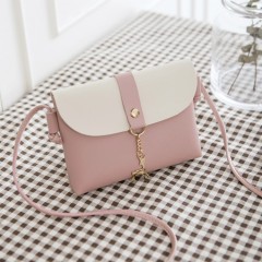 Ladies Hand_bags (PINK - WHITE) (Os) (ARC)