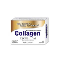 DR. DAVEY Natural Collagen Facial Soap Double Whitening made with 100% Pure collagen New soap 100G (Exp: 27.07.2025) (MOS)