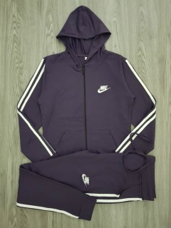 NIKE Ladies 2 Pcs Hoody Set (PURPLE) (M - L - XL) 