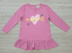 AMY & LUCY Girls Dress (PINK) (92 to 116 CM)