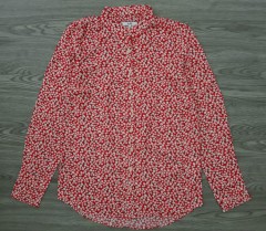 LH Ladies Shirt (RED- WHITE) (S - M - L - XL)