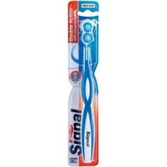 SIGNAL Double Action Toothbrush (RANDOM COLOR) (MOS)