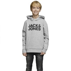 JACK AND JONES Boys Hoodi  (GRAY) (7 to 16 Years)