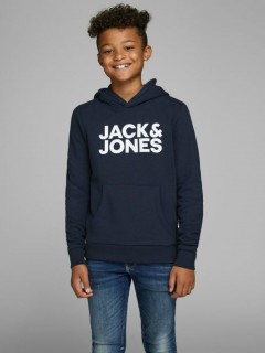 JACK AND JONES Boys Hoody (BLACK) (10 to16 Years)