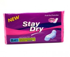 STAY DRY Super Absorbent whit Wings Sanitary Pads 24 Pcs (Exp: 08.01.2023) (MOS)(CARGO)