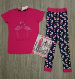CLM HOMEWEAR Ladies Turkey  2Pcs Pyjama Set  (PINK-NAVY) (S - M - L - XL)