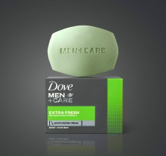 DOVE MEN + CARE Extra Fresh, body and face bar soap 100g (CARGO)