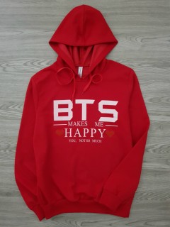 BTS COLLECTION Ladies Turkey SweatShirt Printed Hoodie (RED) (S - M - L - XL)