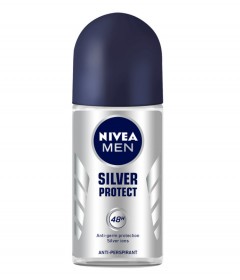NIVEA MEN Silver Protect Roll-on 48 Hours 50ML (Exp: 07.2022) (K8)