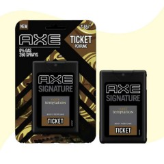 AXE Signature Dark Temptation Ticket Perfume 17Ml (Exp: 08.2021) (K8)