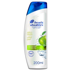 HEAD & SHOULDERS Apple Fresh Anti-Dandruff Shampoo 200ML (Exp: 06.2022) (K8)