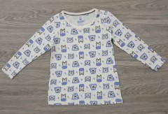 LUPILU Boys Long Sleeved Shirt (WHITE) (12 Months to 6 years)