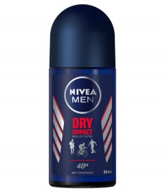 NIVEA MEN Dry Impact Anti-perspirant Deodorant Roll on 50ML (K8)(CARGO)