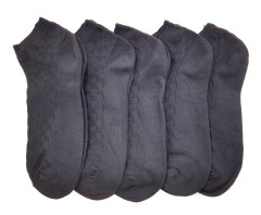 PROCLITE Mens Socks 5 Pcs Pack (BLACK) (FREE SIZE)