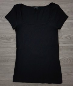 PEACOCKS Ladies T-shirt (BLACK) (8 to 22)