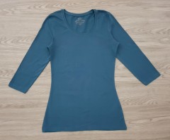 BASIC Ladies Blouse (GREEN - BLUE) (34 to 48 EURO)