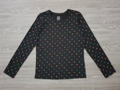 GEORGE Girls Long Sleeved Shirt (BLACK) (4 to 16  years)