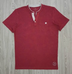 TOM TAILOR Mens T-Shirt (RED) (S - L - XL - XXL - 3XL)