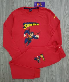 SUPERMAN Boys 2 Pcs Pyjama Set (RED) ( 4 to 12 Years)