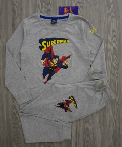 SUPERMAN Boys 2 Pcs Pyjama Set (GRAY) (4 to 10 Years)
