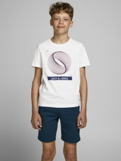 JACK AND JONES Boys T-Shirt (WHITE) (8 to 14 Years)