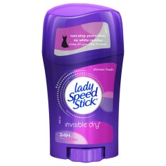 Lady Speed Stick Invisible Dry Stick Shower Fresh Deodorant 40g (K8)(CARGO)